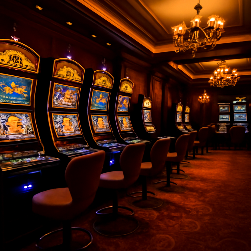 Casino interior atmosphere JokaRoom app